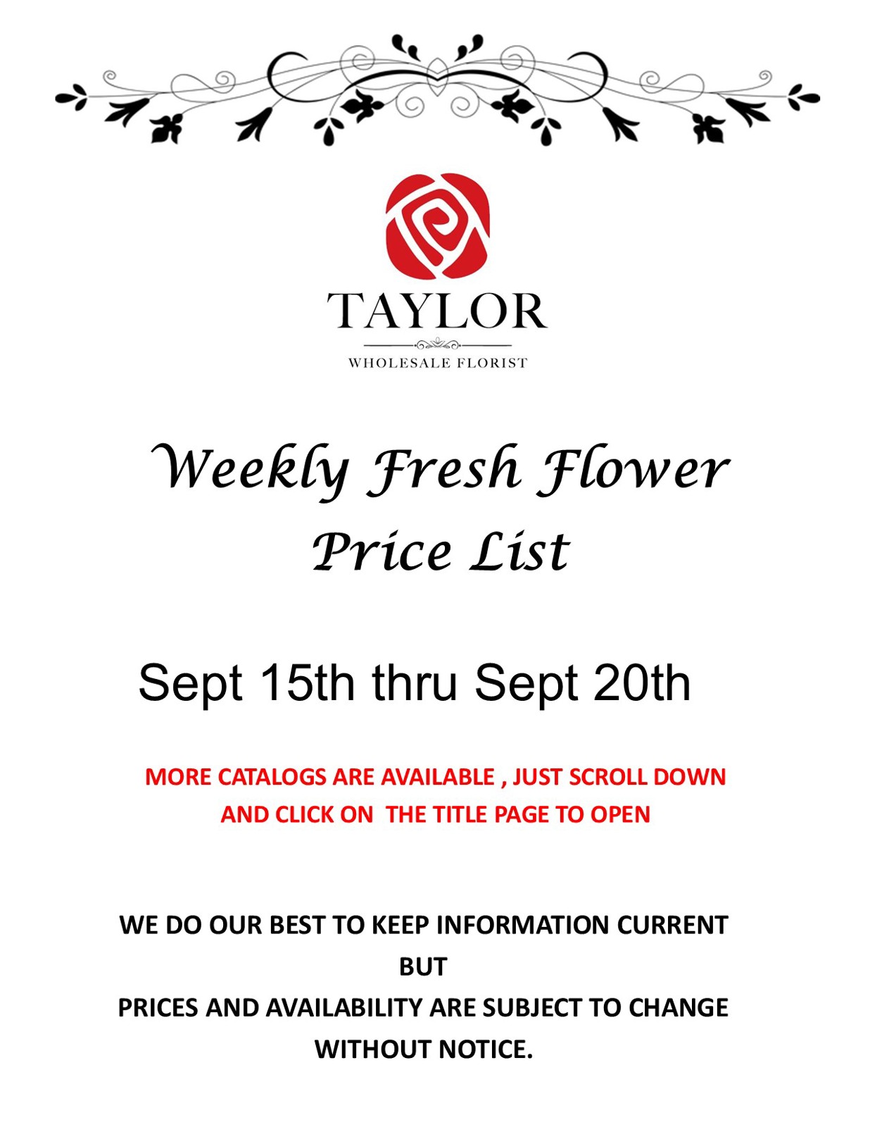 Taylor Wholesale Florist